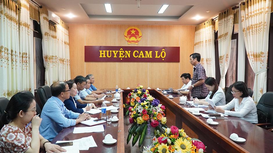 Tổ đại biểu HĐND tỉnh làm việc với huyện Cam Lộ