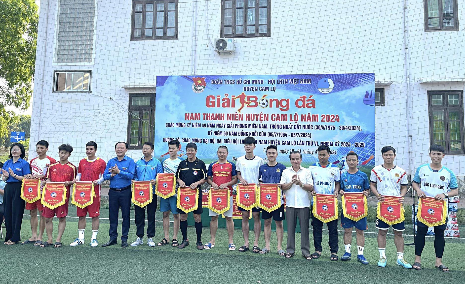 Giải bóng đá nam thanh niên huyện Cam Lộ năm 2024