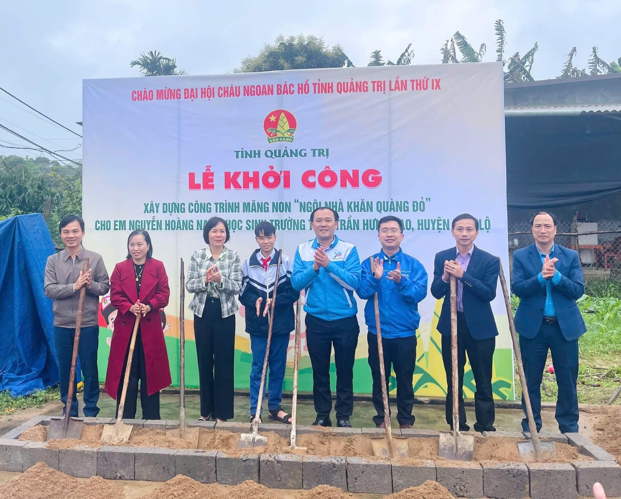 Khởi công xây dựng công trình măng non “Ngôi nhà khăn quàng đỏ”