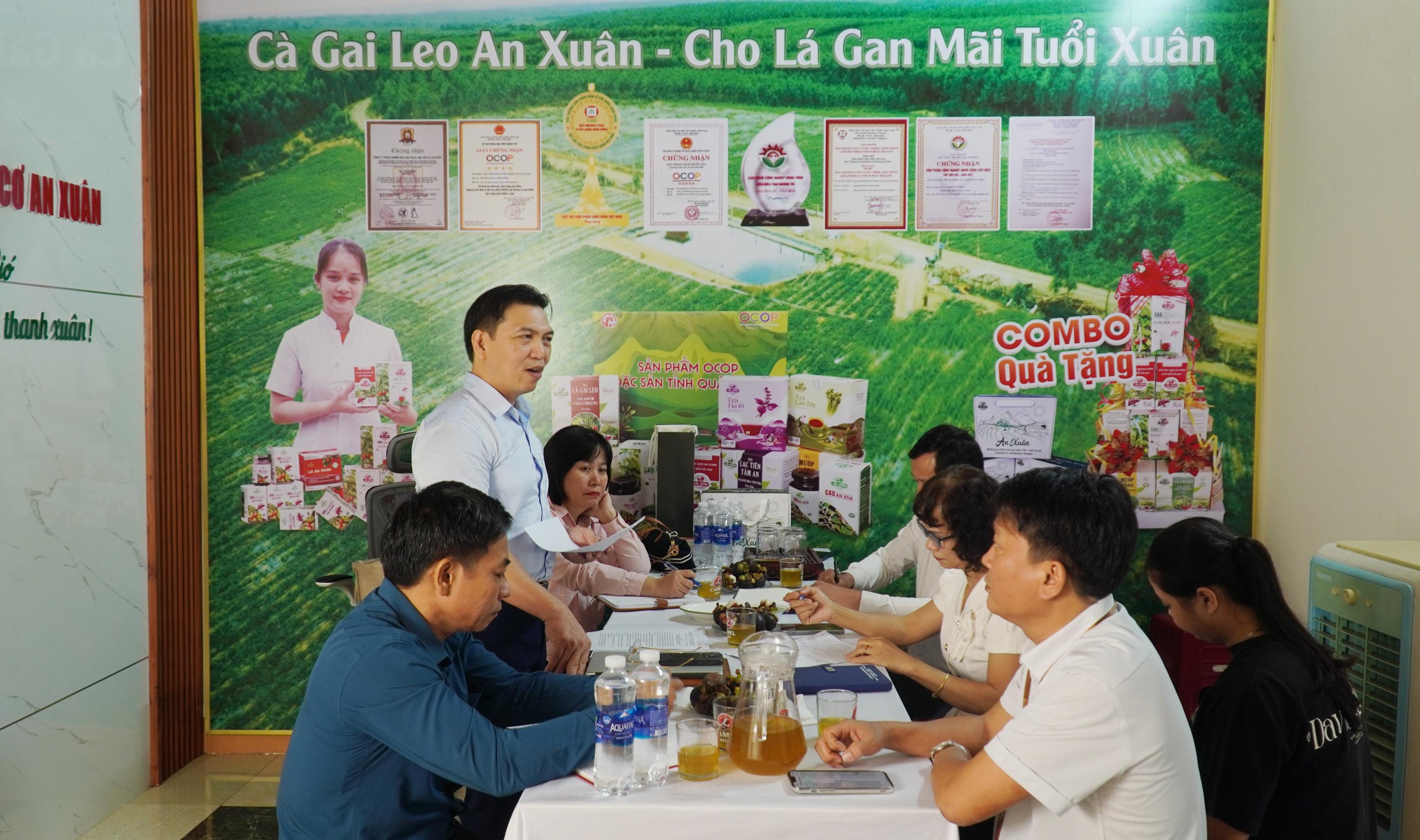 Sở Khoa học và Công nghệ làm việc với Công ty TNHH Hữu Cơ An Xuân