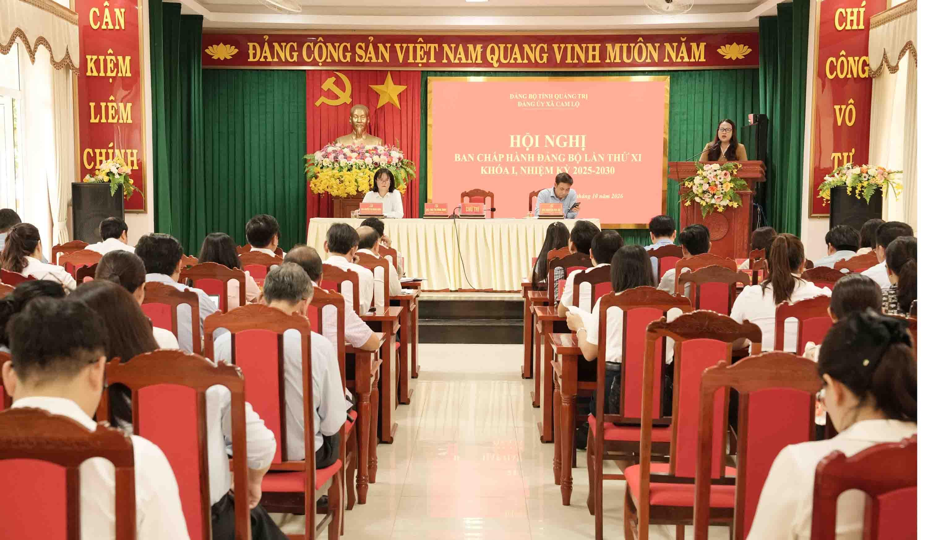 Hội nghị Ban Chấp hành Đảng bộ xã Cam Lộ lần thứ 11, nhiệm kỳ 2025-2030