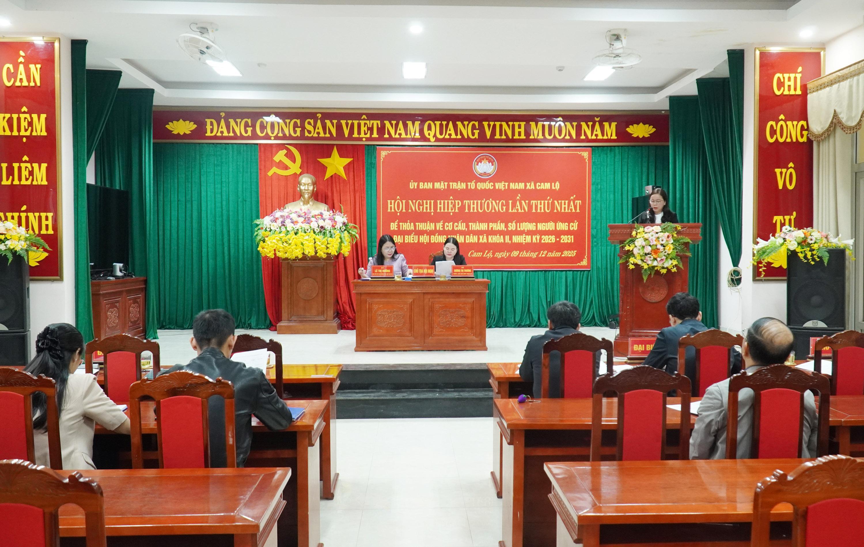 Xã Cam Lộ ấn định 8 đơn vị bầu cử để bầu 26 đại biểu HĐND xã nhiệm kỳ 2026 - 2031