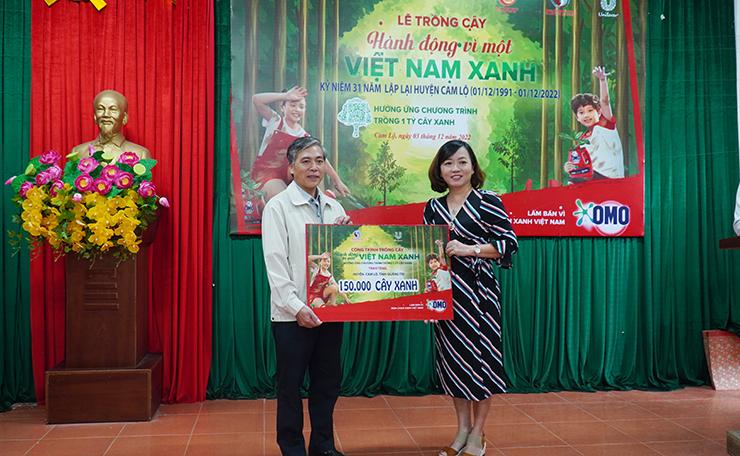 Phát động trồng cây Chương trình “Hành động vì một Việt Nam xanh”
