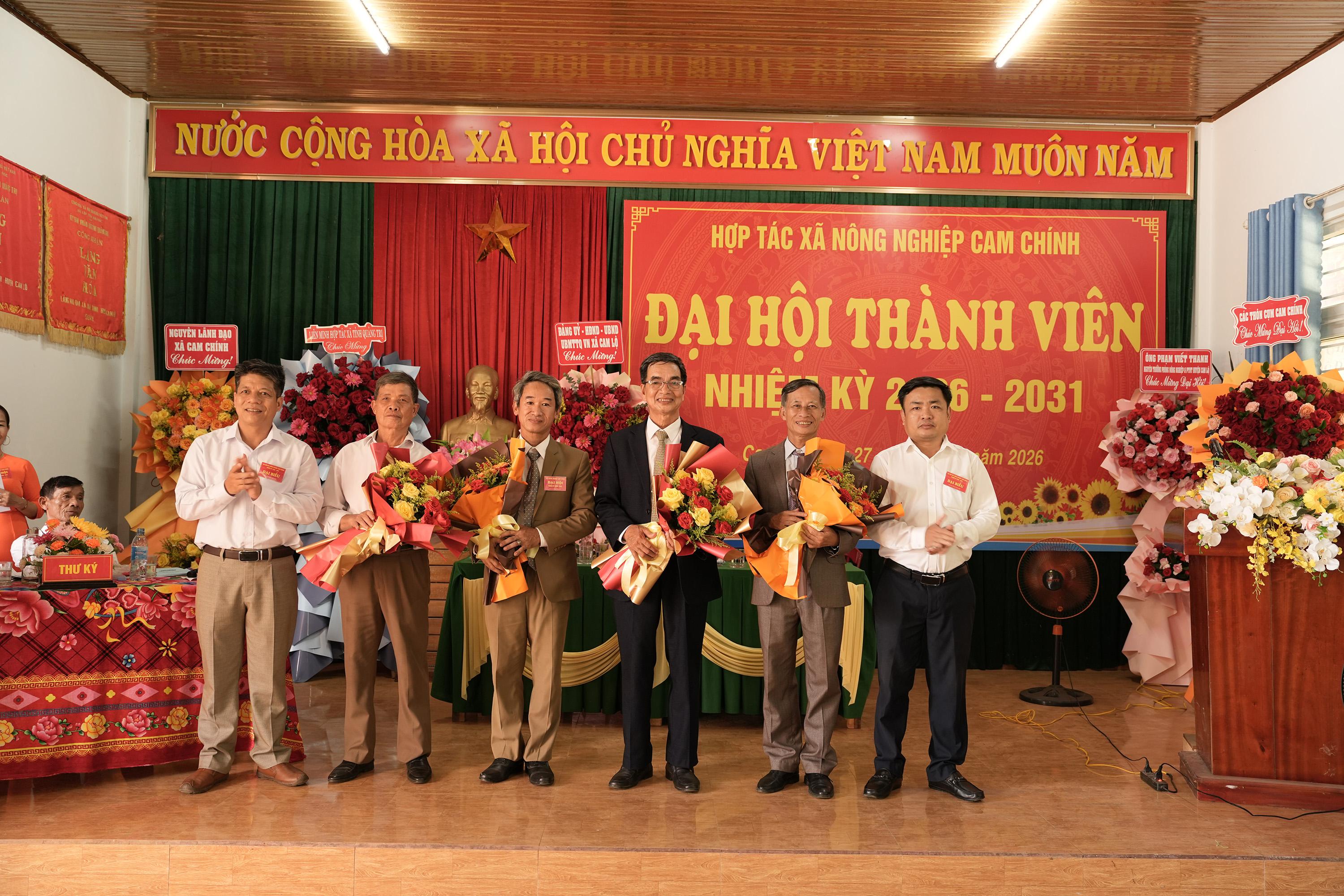 Đại hội thành viên HTX nông nghiệp Cam Chính nhiệm kỳ 2026-2031