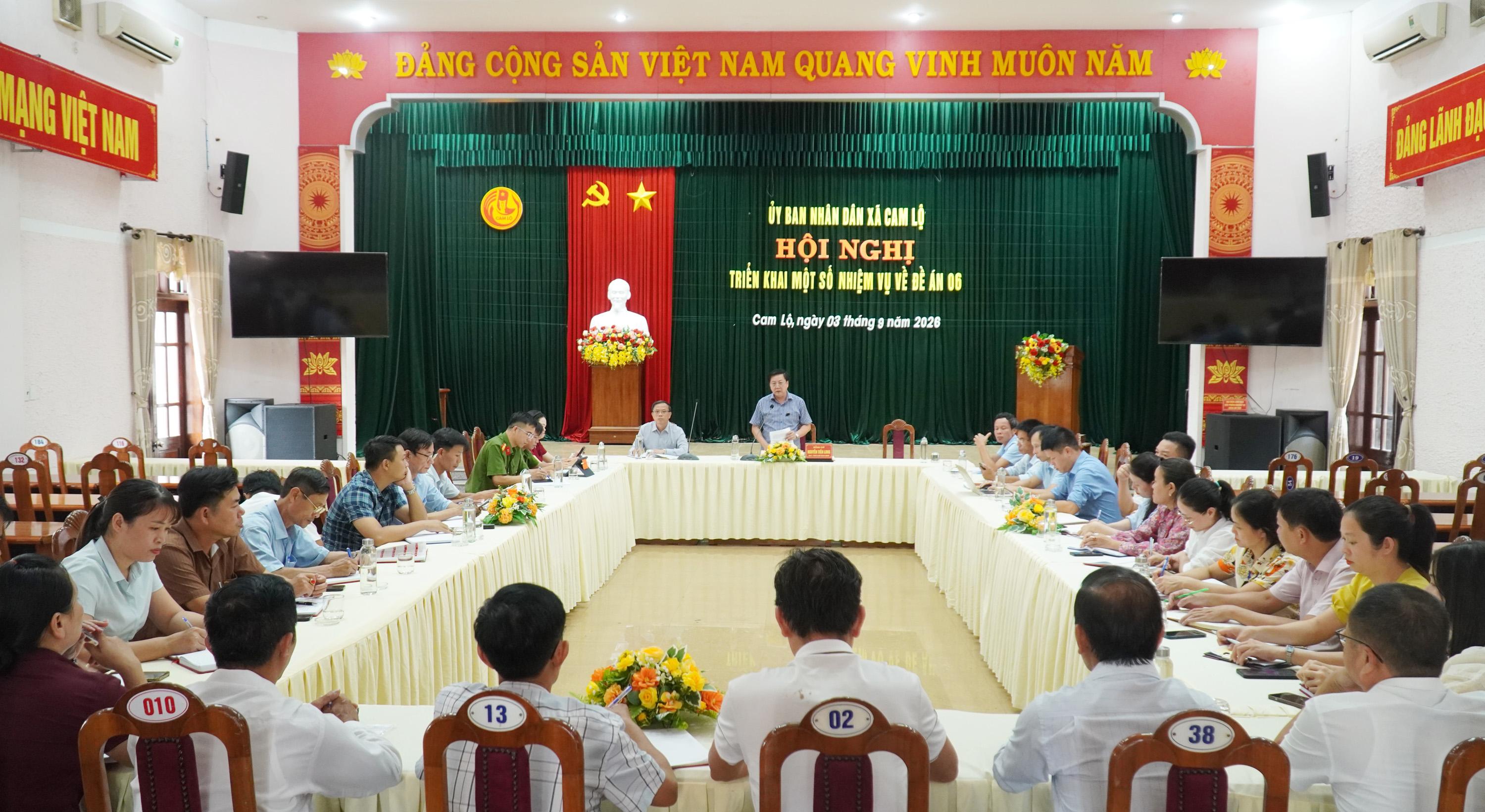Cam Lộ bàn giải pháp nâng cao chất lượng, hiệu quả Đề án 06