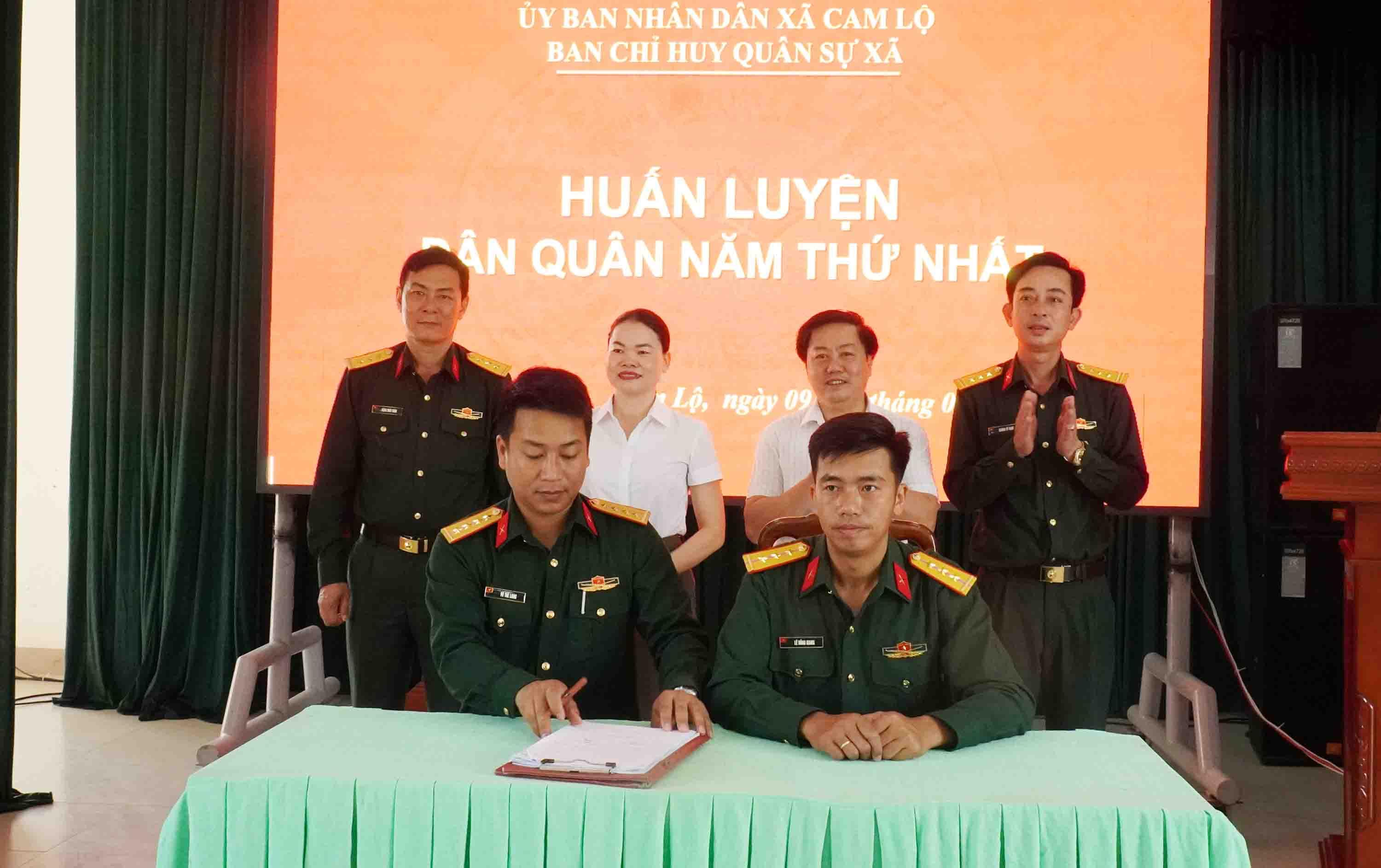 Khai mạc huấn luyện dân quân năm thứ nhất 2026