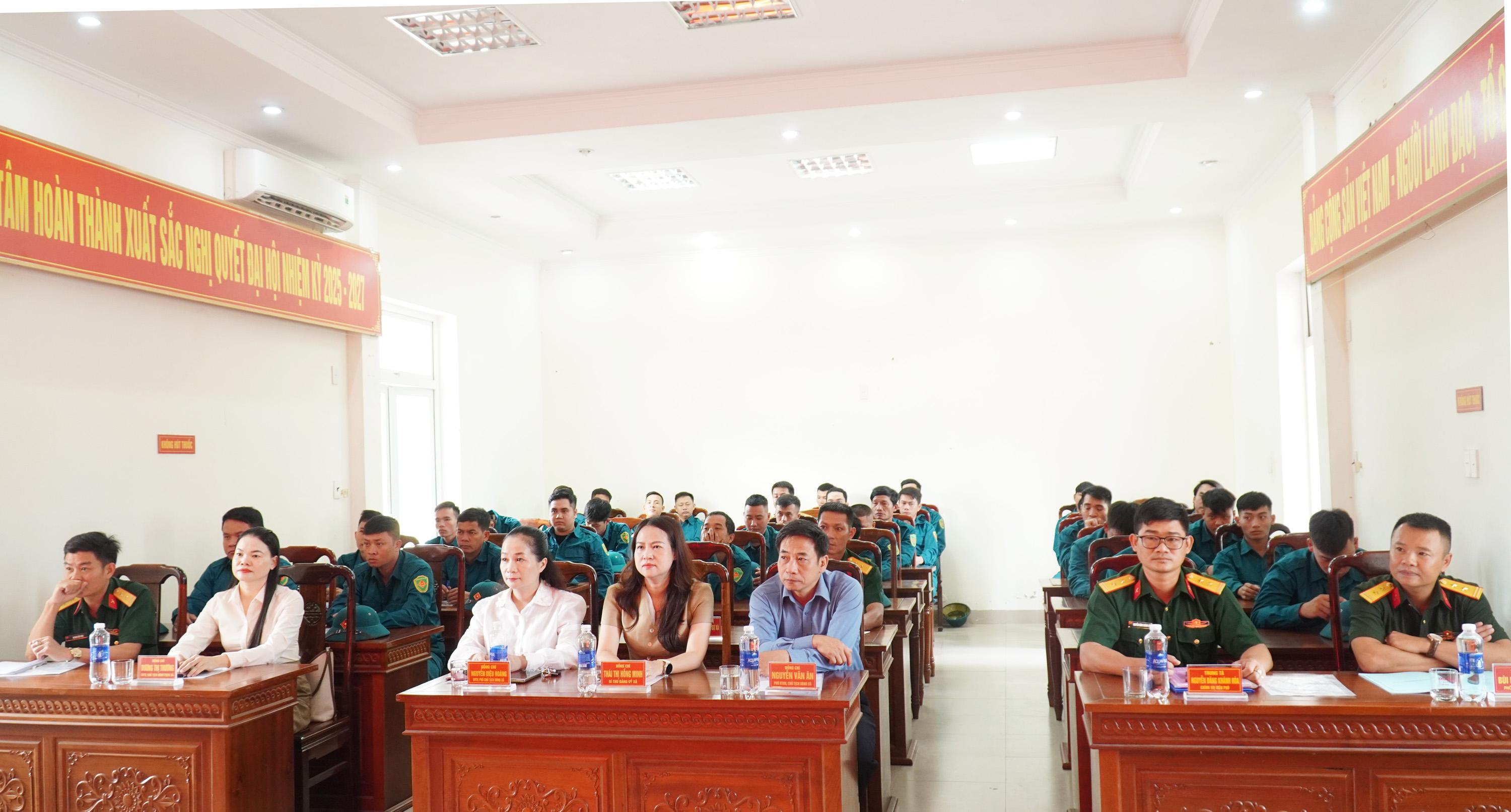 Khai mạc huấn luyện dân quân binh chủng năm 2026
