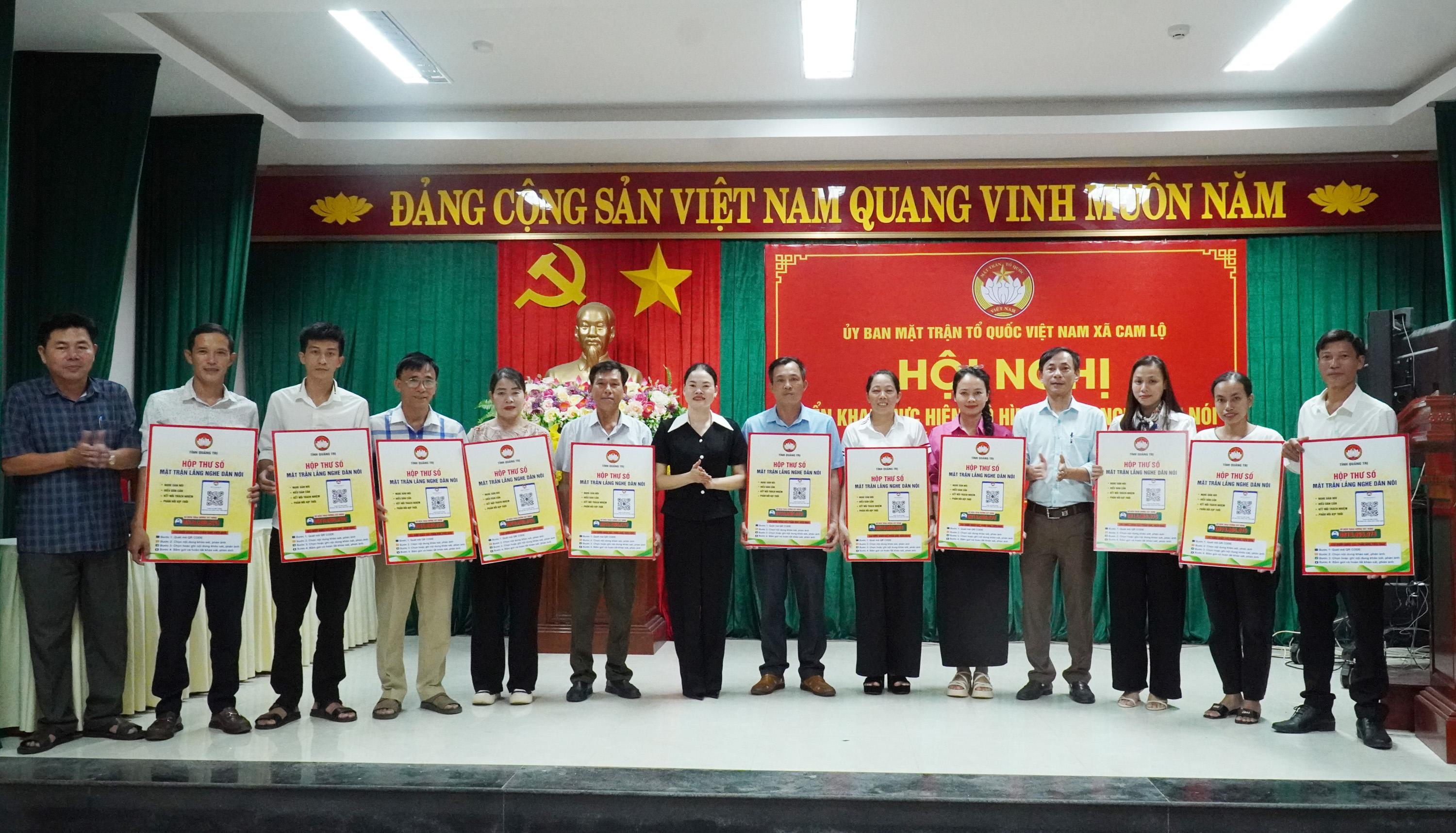 Xã Cam Lộ triển khai mô hình “Lắng nghe dân nói” gắn với chuyển đổi số