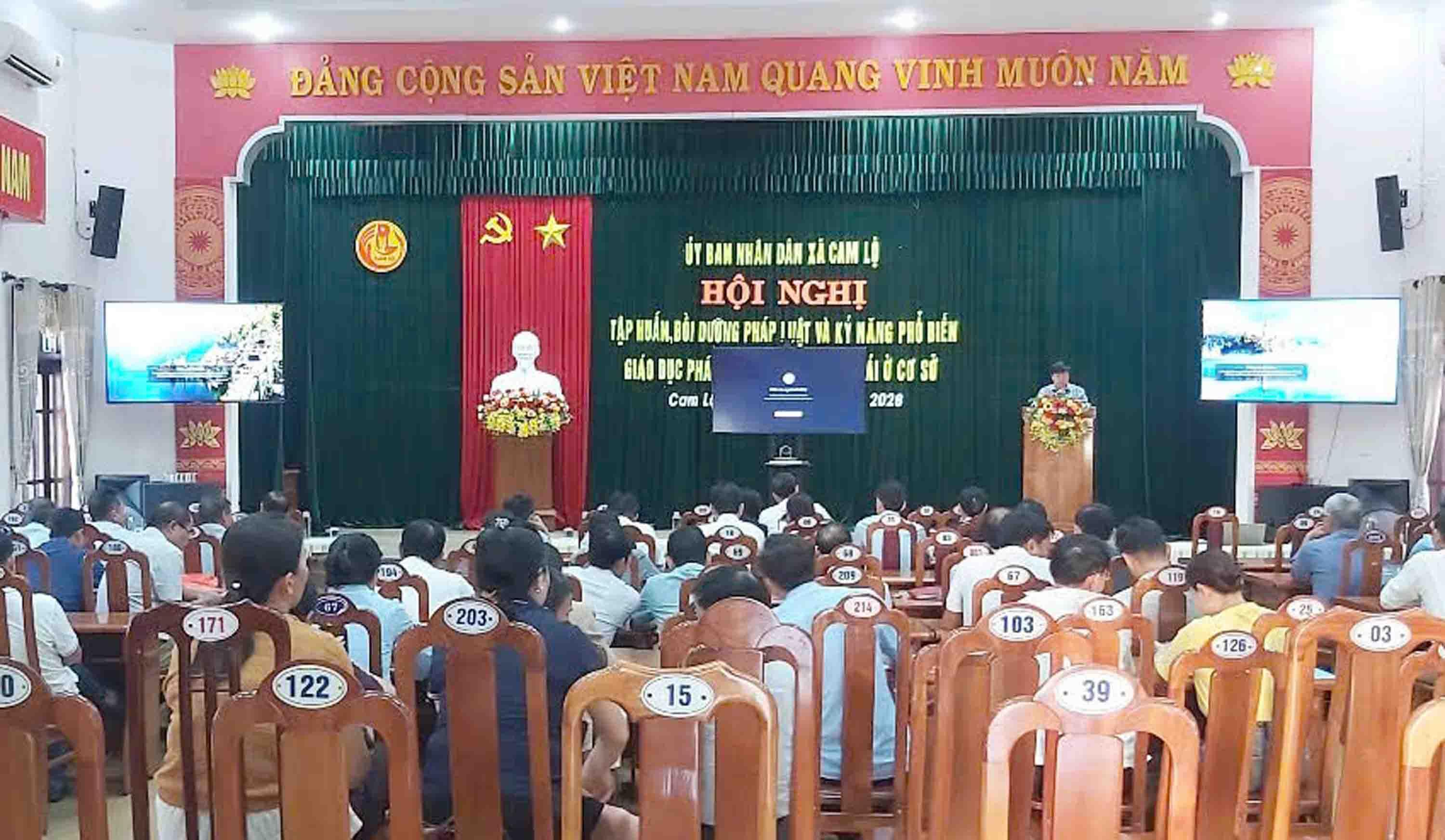 Cam Lộ tập huấn nghiệp vụ tuyên truyền pháp luật và hòa giải ở cơ sở