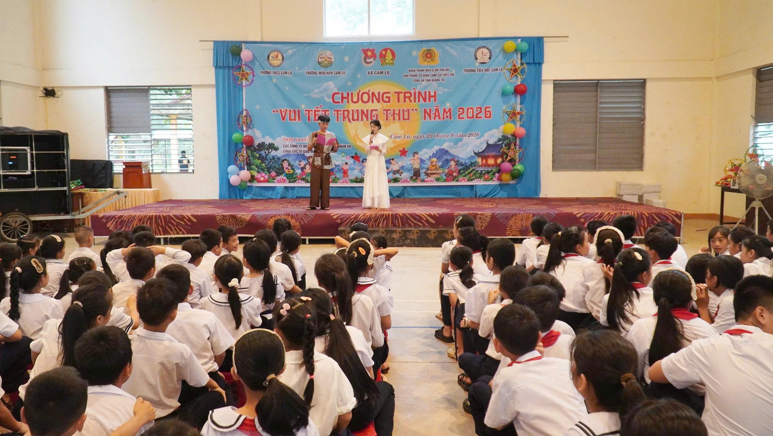 Đoàn xã Cam Lộ: Tổ chức chương trình Vui Tết Trung thu cho thiếu nhi