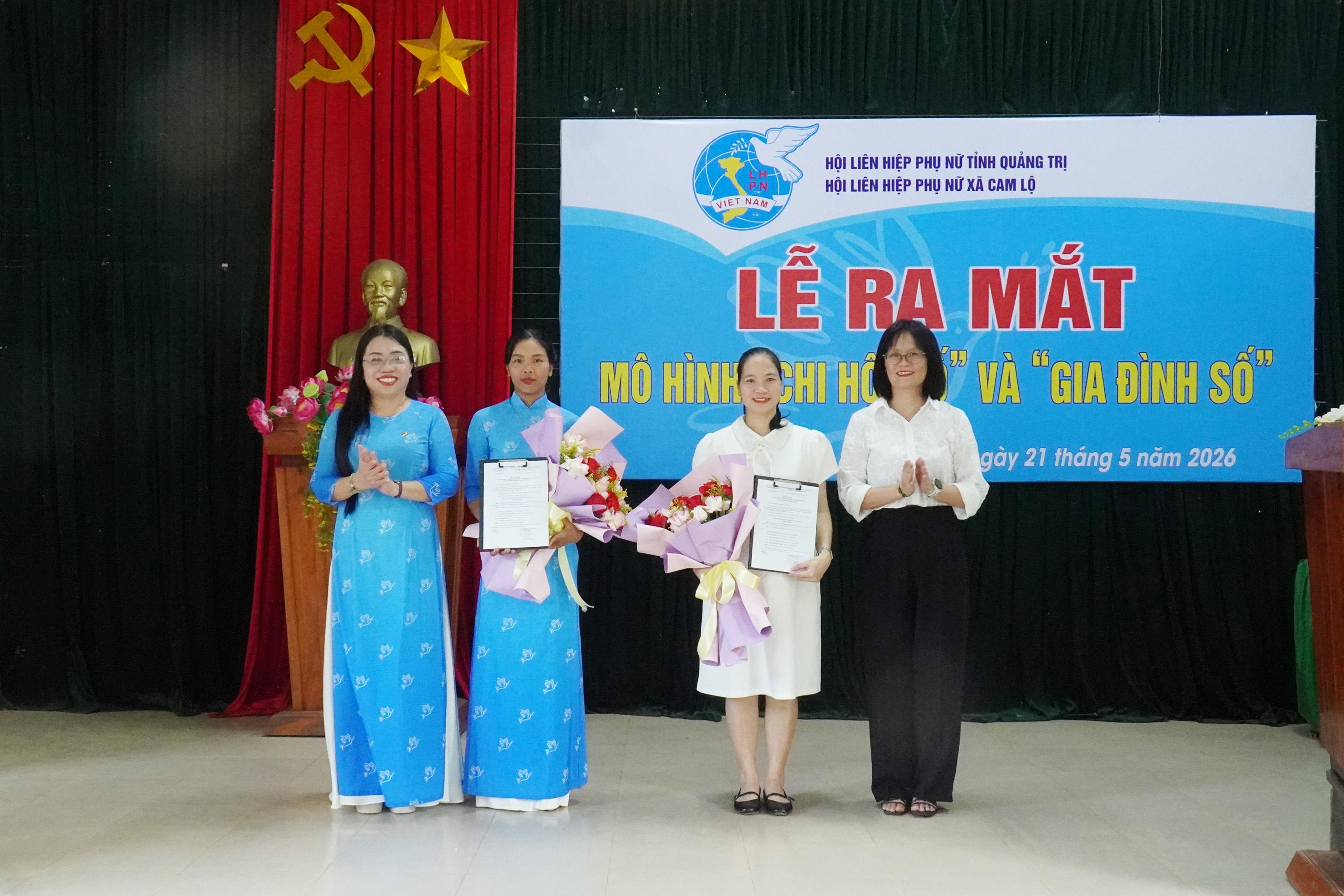 Ra mắt mô hình “Chi hội số”, “Gia đình số” tại xã Cam Lộ