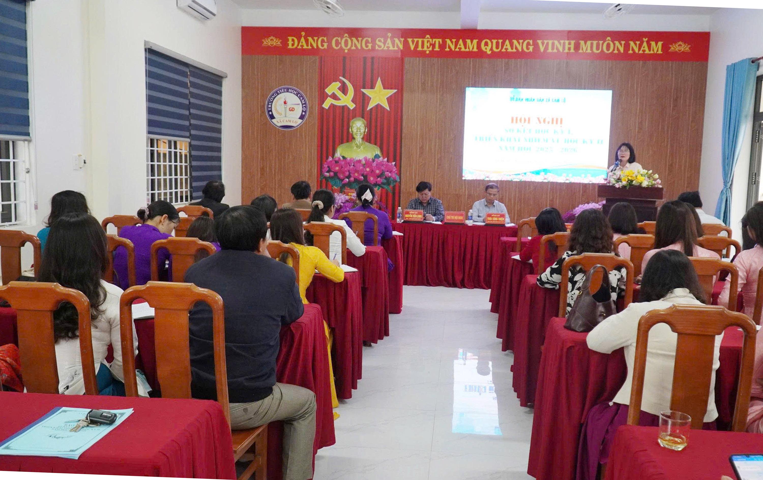 Hội nghị sơ kết công tác học kỳ I và triển khai phương hướng, nhiệm vụ học kỳ II, năm học 2025-2026