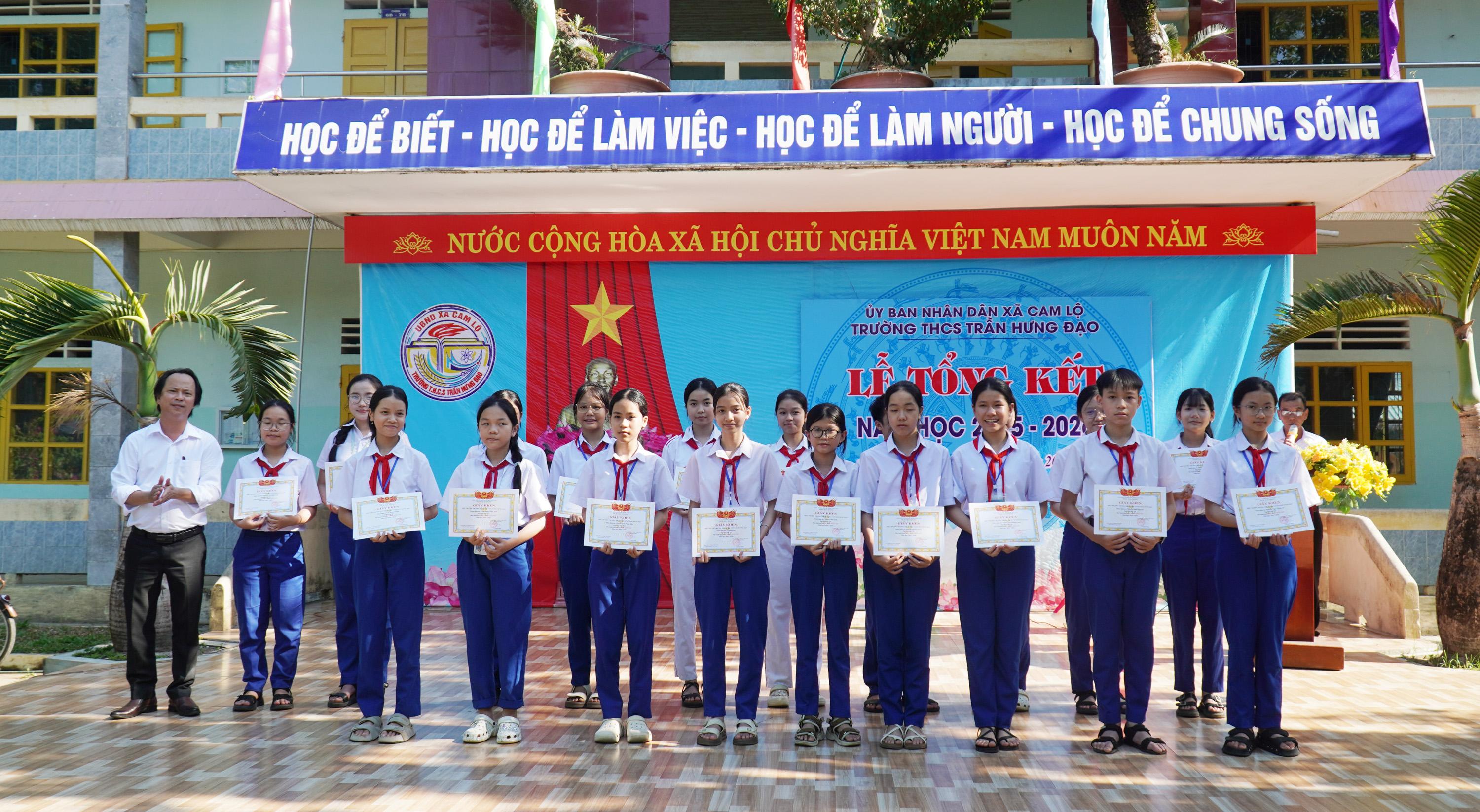 Trường THCS Trần Hưng Đạo tổng kết năm học 2025-2026
