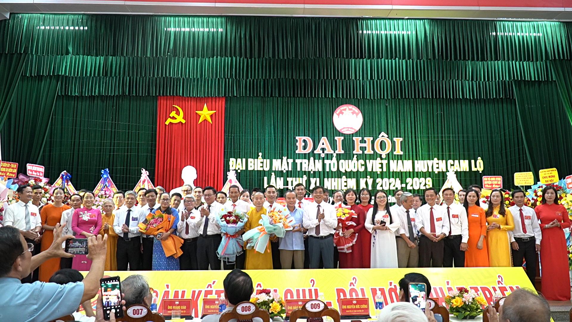 Đại hội MTTQ Việt Nam huyện Cam Lộ lần thứ XI, nhiệm kỳ 2024 - 2029