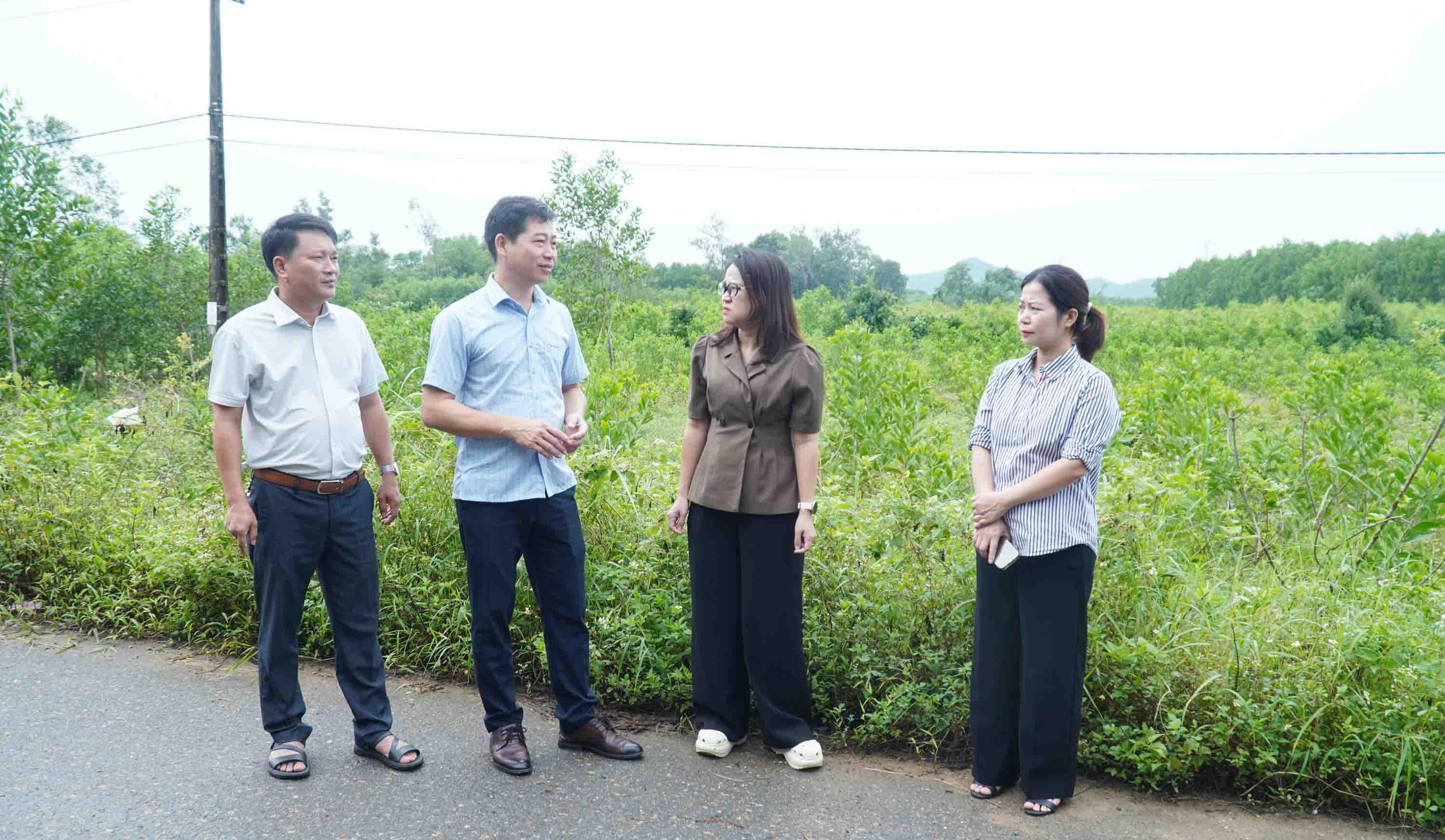 Bí thư Đảng ủy xã Cam Lộ kiểm tra các điểm xung yếu, chủ động ứng phó với thiên tai