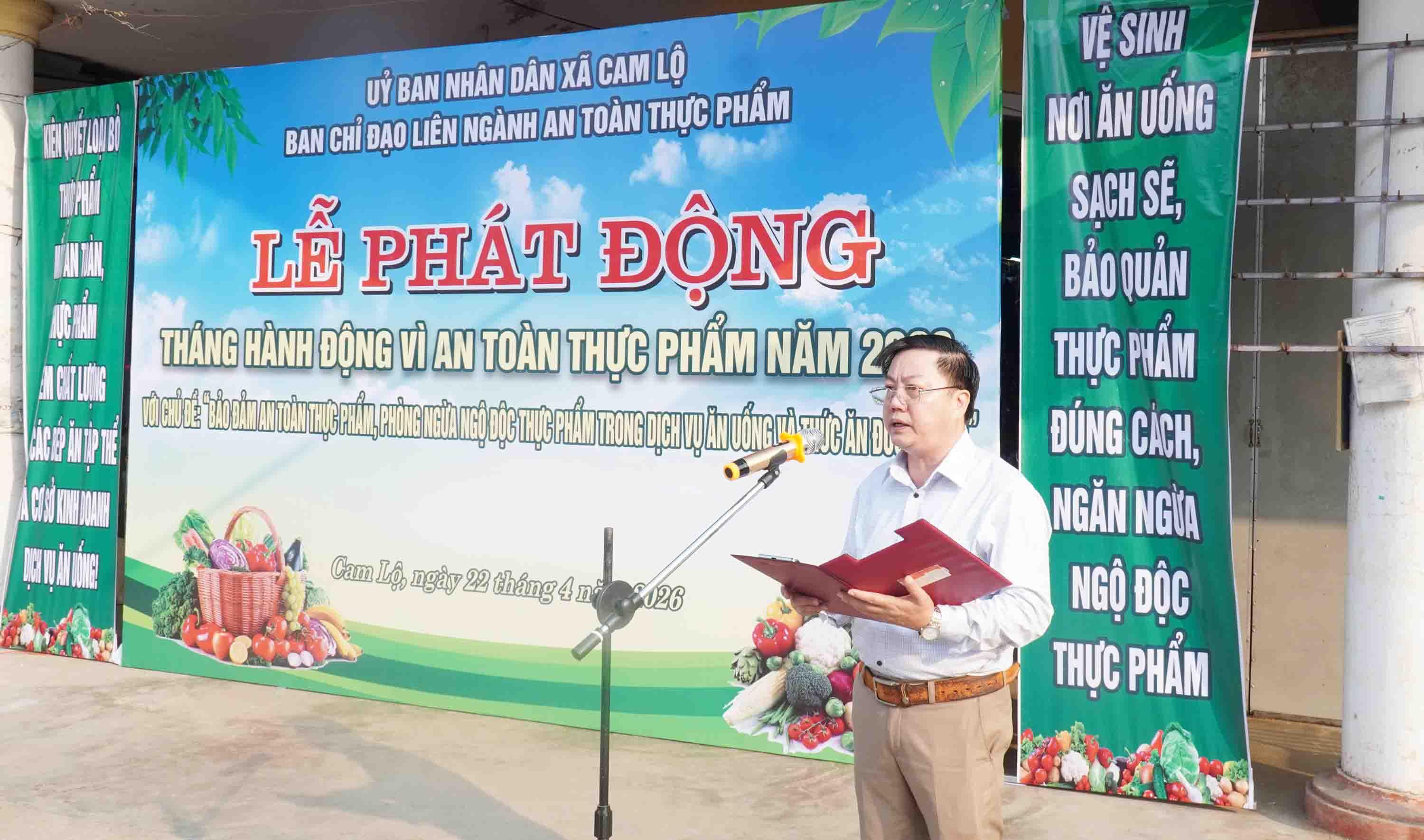 Phát động “Tháng hành động vì an toàn thực phẩm” năm 2026
